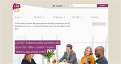 Desktop Screenshot of knb.nl