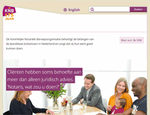 Tablet Screenshot of knb.nl